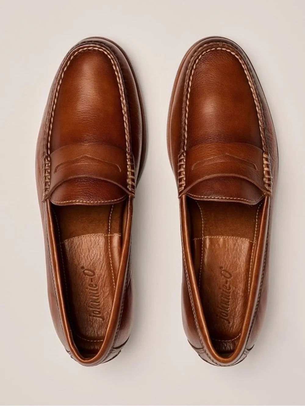 Johnnie-O Clubhouse Penny Loafer Tan Size 10.5